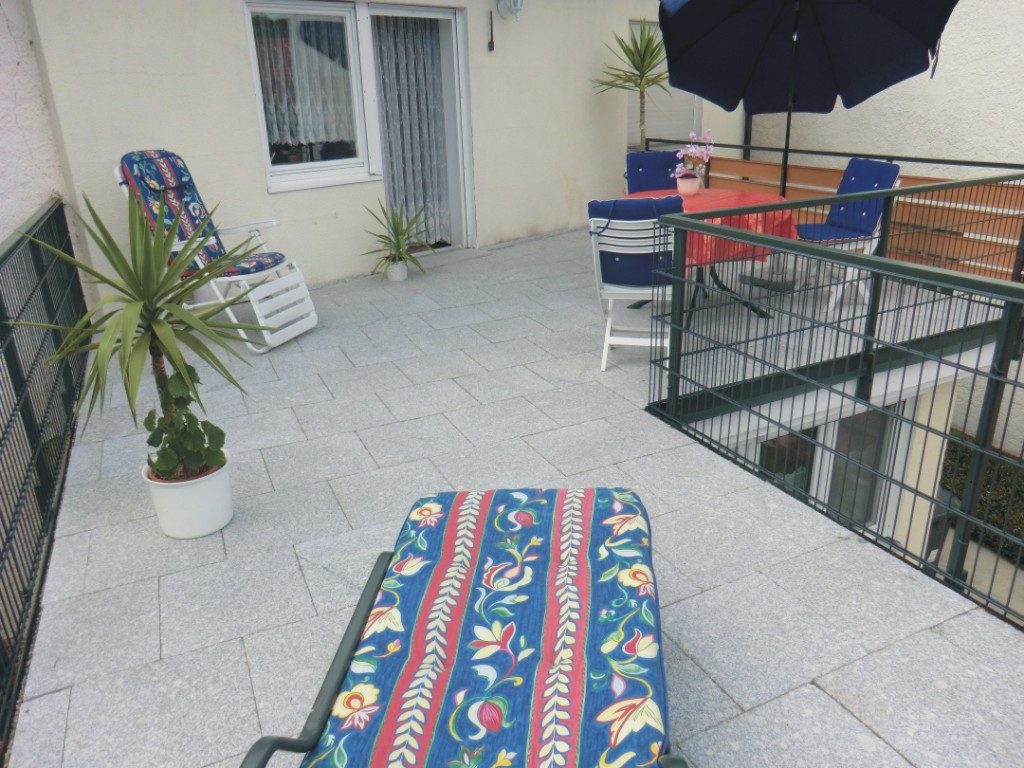 Terrasse des Hauses